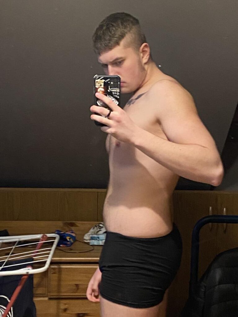 Antoni po schudnięciu 30 kilogramów